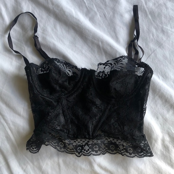 GORGEOUS vintage lace bustier - Picture 1 of 4